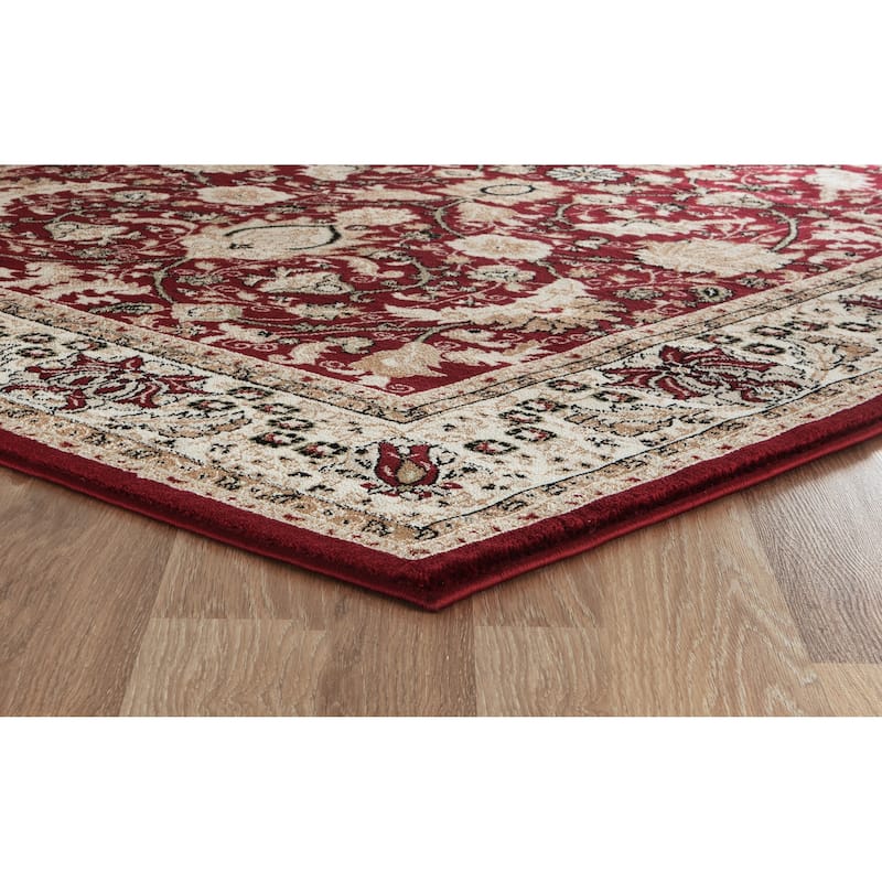 Hollywood Collection Floral Area Rug