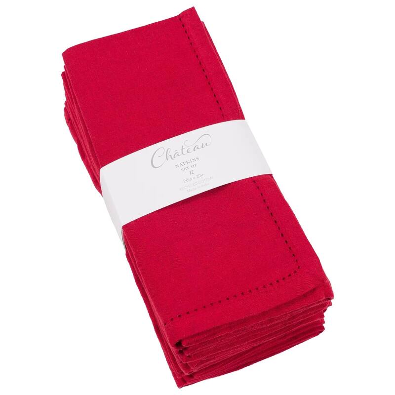 KAF Home Set of 12 Union Napkins - 20 x 20