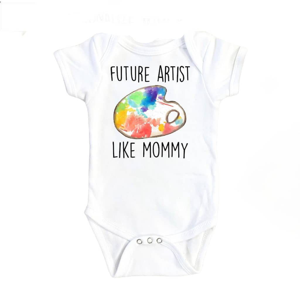 Artist Mommy - Baby Boy Girl Clothes Infant Bodysuit Funny Cute Newborn