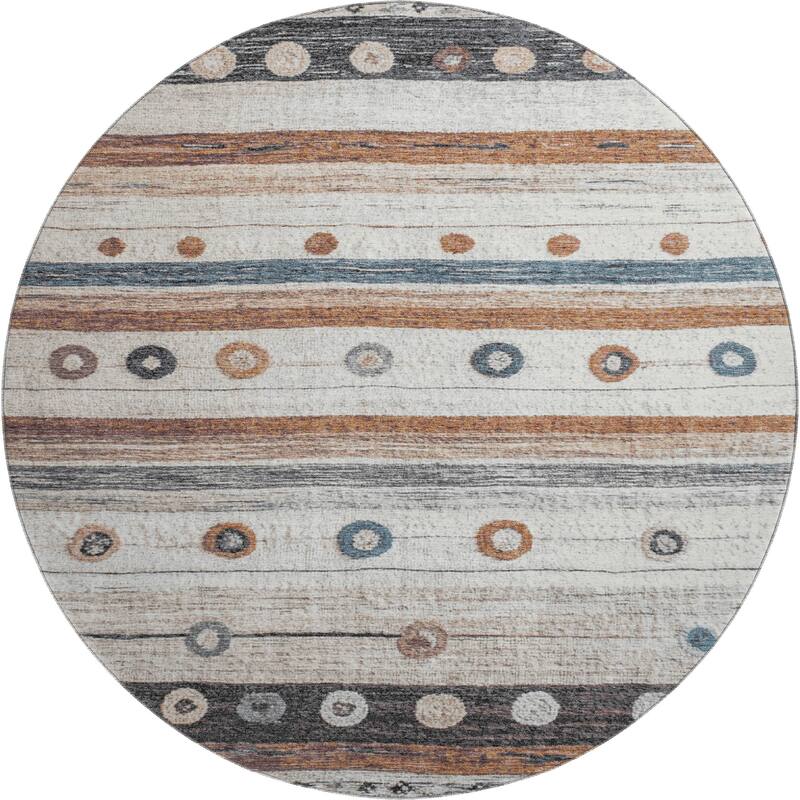 Premium Washable Super Soft Global Stripes Mayfield Rug