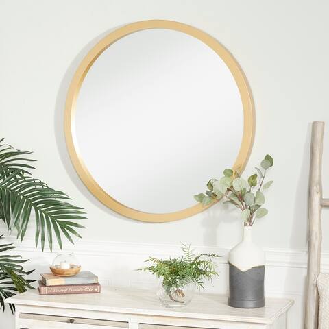 Wood Contemporary Wall Mirror