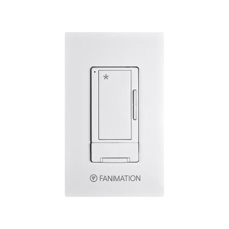 Wall Control with Receiver - 3 fan Speeds - White