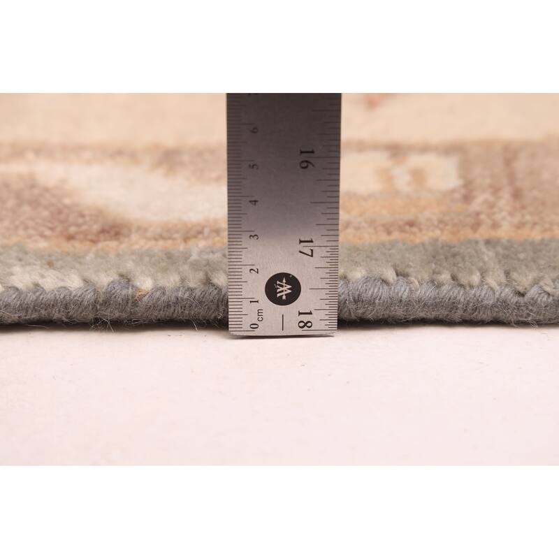 ECARPETGALLERY Hand-knotted Jules Serapi Grey Wool Rug - 8'2 x 10'1