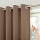 preview thumbnail 37 of 70, Sun Zero Hayden Patio Extra-Wide Blackout Grommet Sliding Patio Door Curtain Panel, Single Panel
