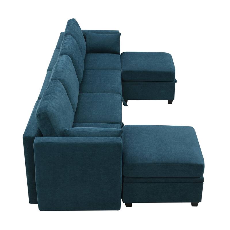 UShaped Sectionals with Chaise Sofa Sleeper Couch Recliner Sofa On