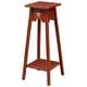 preview thumbnail 5 of 7, Country-Style Plant Stand with Rustic Star Burgundy