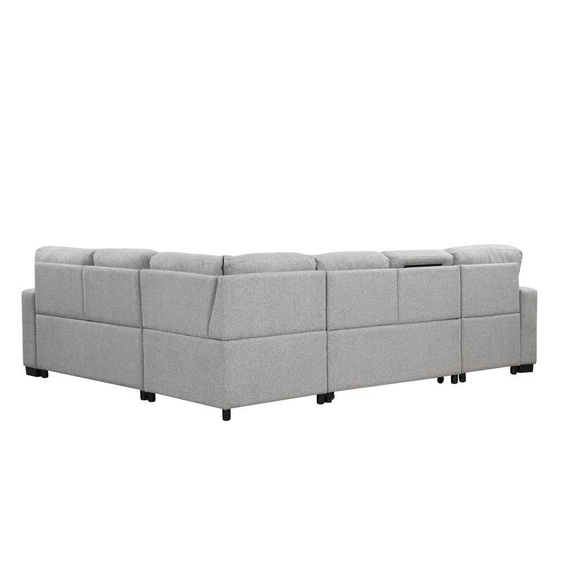 Cairo Sectional Gray / Beige