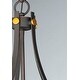 preview thumbnail 4 of 2, Wellington 5-light 30" Wide Steel Pendant - oil rubbed bronze / antique brass