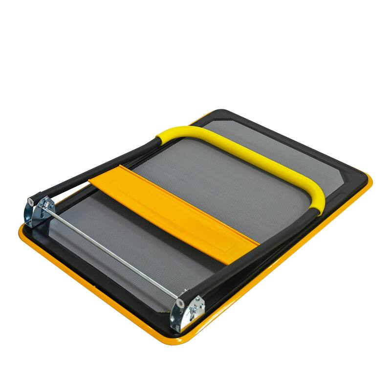 Heavy Duty Folding Flatbed Cart with 360°Swivel Wheels