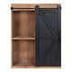 preview thumbnail 26 of 57, Kate and Laurel Cates Decorative Wood Cabinet with Sliding Barn Door - 22x28