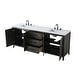 preview thumbnail 11 of 9, Elegant Lighting VF29384D Millie 84" Free Standing Double Basin Vanity