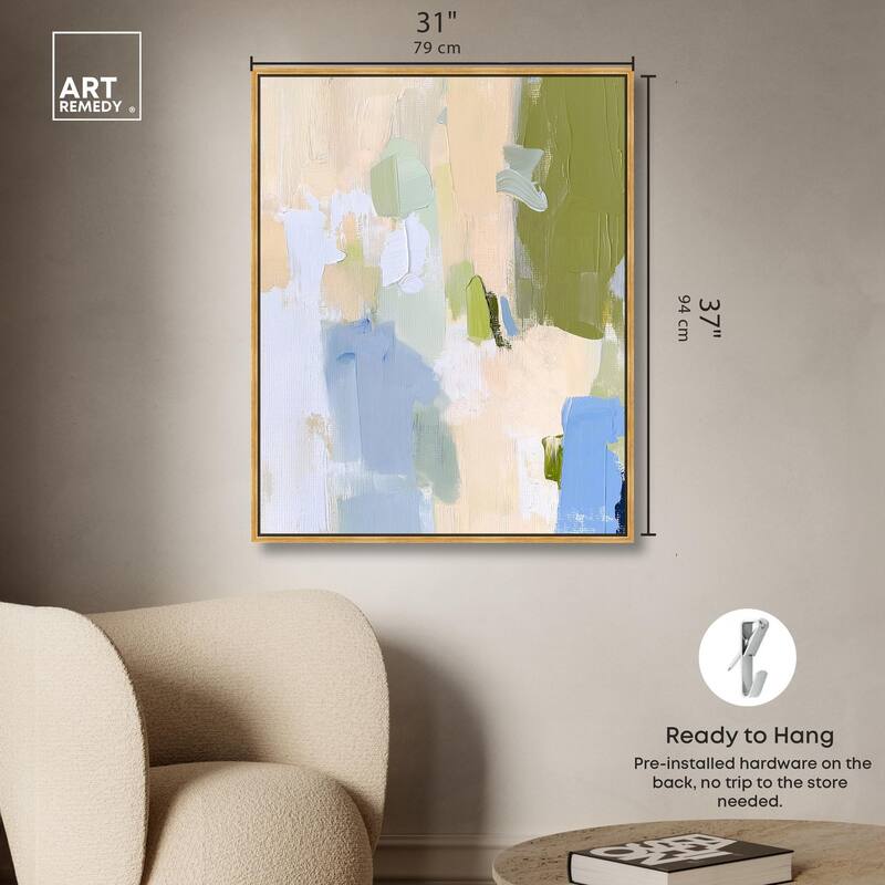 Clover Frost Canvas by Art Remedy