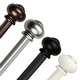 preview thumbnail 1 of 3, InStyleDesign Coiled 1 inch Diameter Adjustable Curtain Rod