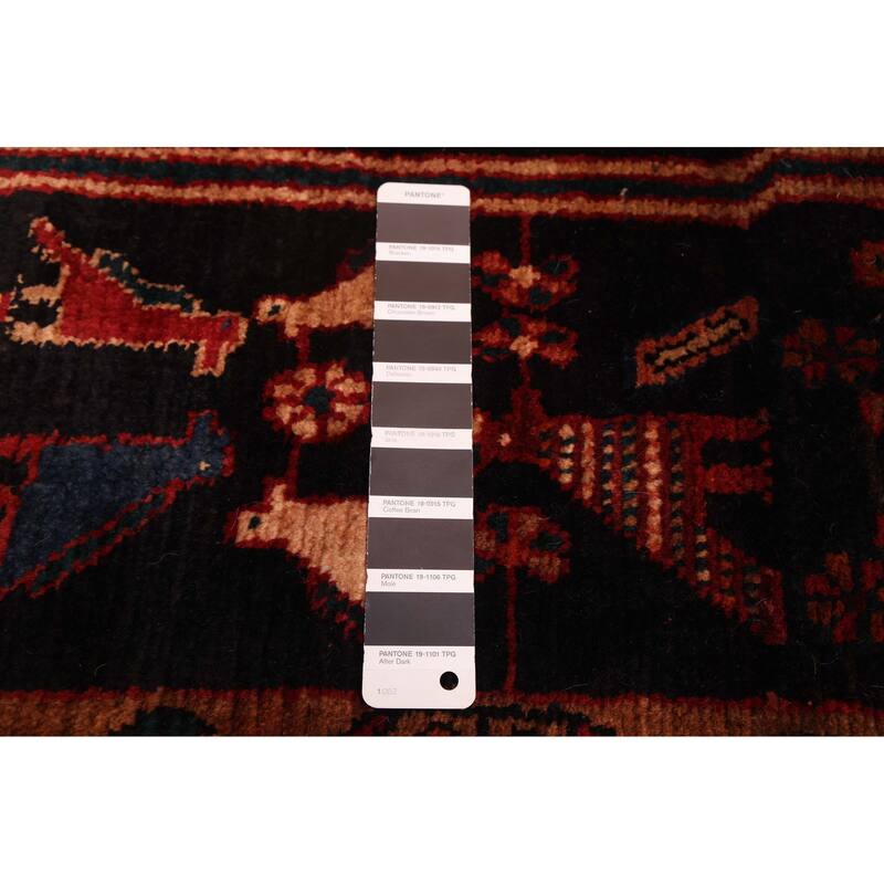 ECARPETGALLERY Hand-knotted Anadol Vintage Black, Red Wool Rug - 5'1 x 8'3