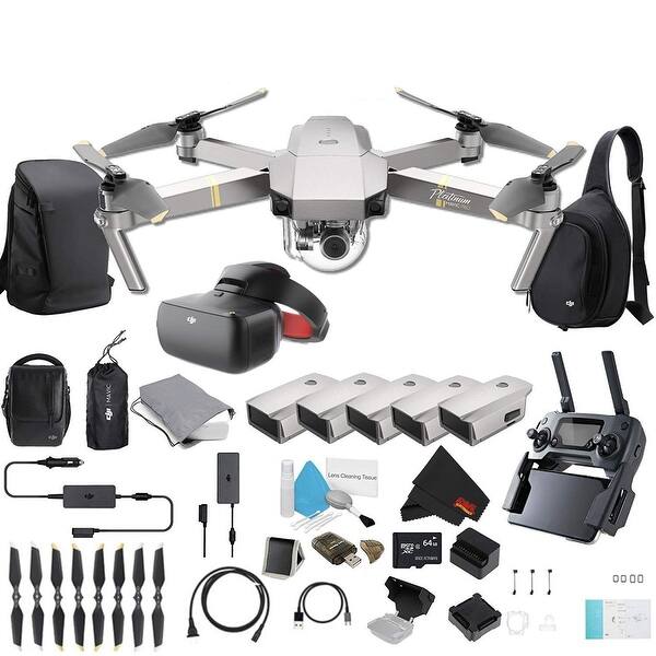 Shop Dji Mavic Pro Platinum Fly More Combo Cp Pt 00000069 01 Fpv Racing Goggles Carrying Case And Much More Overstock 23566648