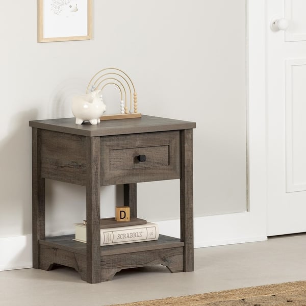slide 2 of 40, South Shore Hazen Nightstand Brown