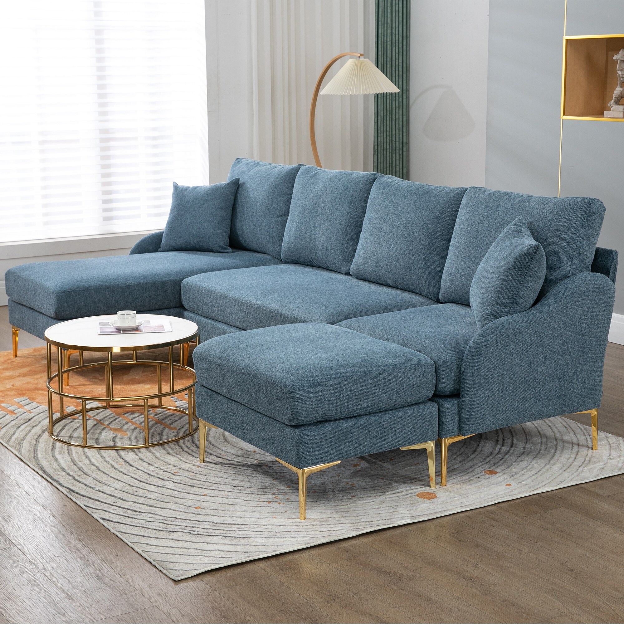 110 inch sectional online sofa with chaise