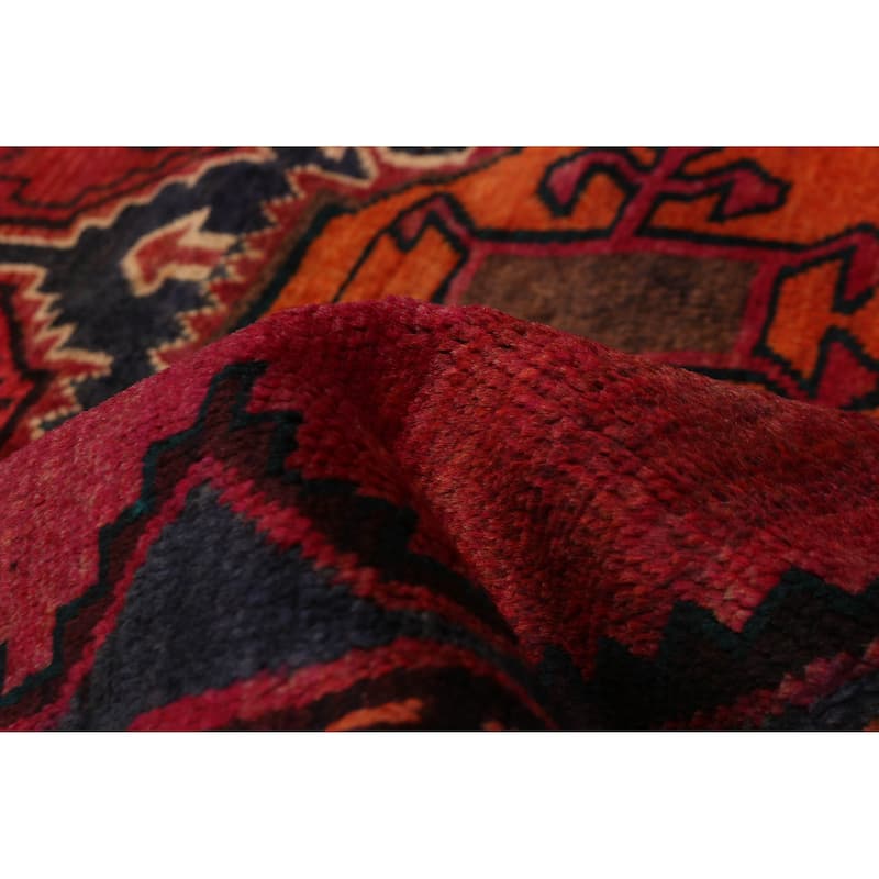 ECARPETGALLERY Hand-knotted Melis Red Wool Rug - 5'5 x 9'2