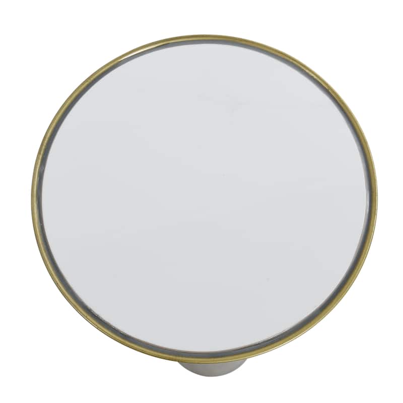 Spun Gold - Drinking Table With White Marble Top
