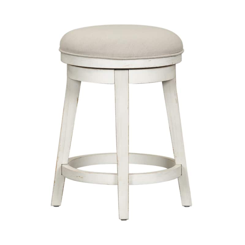 Modern Farmhouse Flea Market White Distressed 4 Piece Set