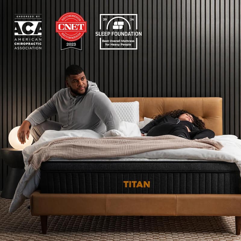 Brooklyn Bedding Titan 13" Hybrid Luxe for Plus Size Sleepers