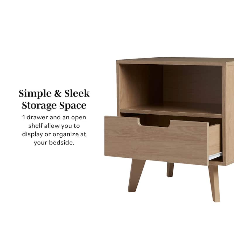 Middlebrook Designs Modern 1-Drawer Nightstand