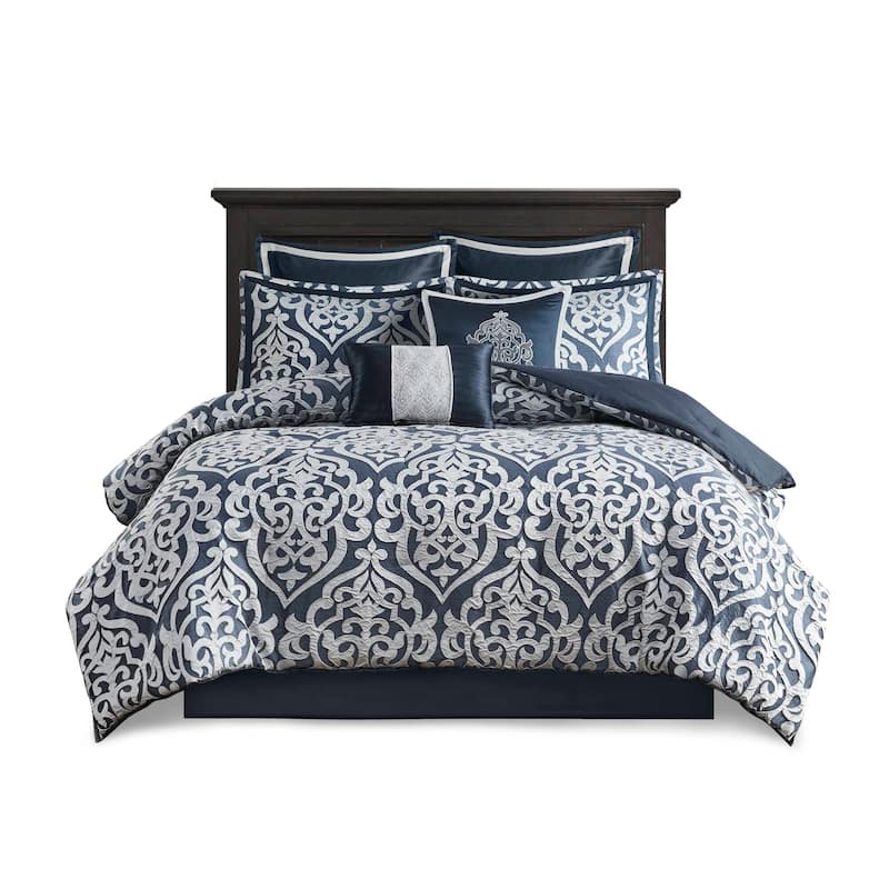 Madison Park Dillon 8 Piece Jacquard Comforter Set