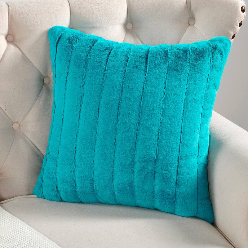 Supermink Soft Solid Throw Pillow Covers Set of 4, NO INSERT