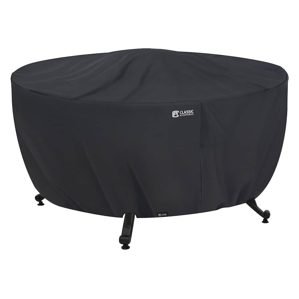 Classic Accessories Water-Resistant 52 Inch Round Fire Pit Cover