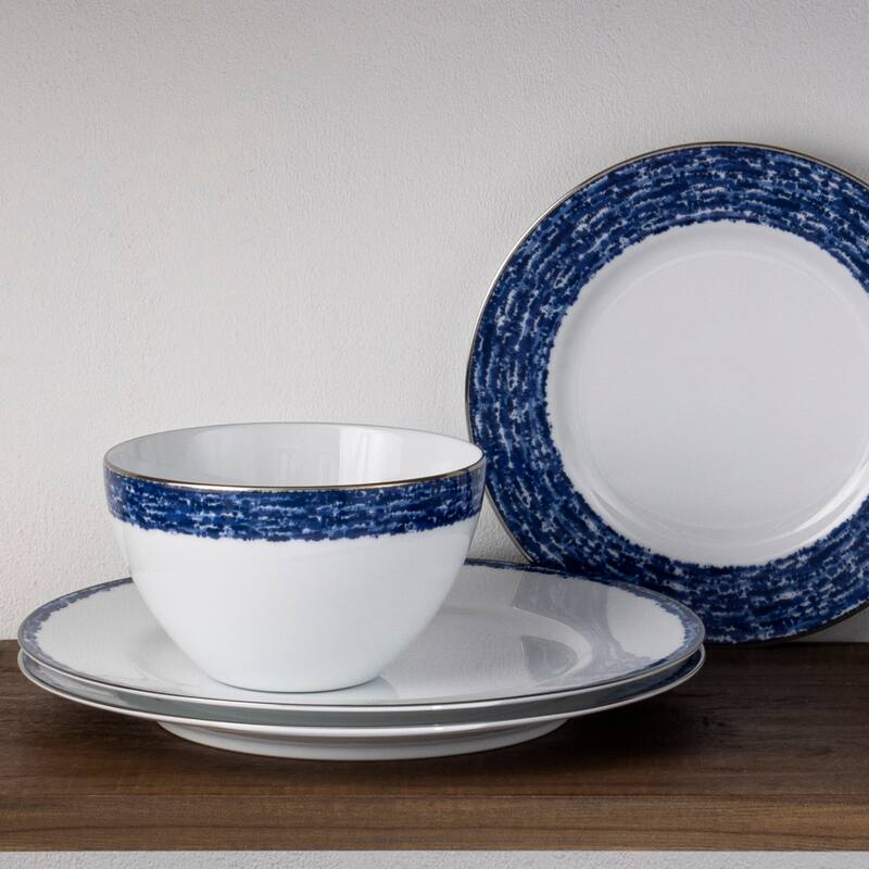 Noritake Rill Set Of 4 Cereals, 6", 29 oz.