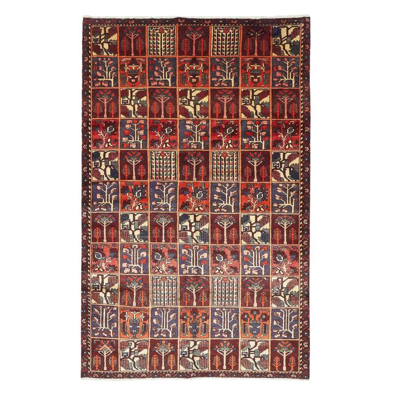 ECARPETGALLERY Hand-knotted Kayseri Vintage Red Wool Rug - 5'6 x 9'0