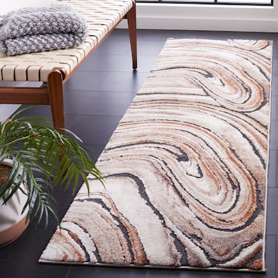 SAFAVIEH Cyrus Shag Monisha Modern Abstract Rug