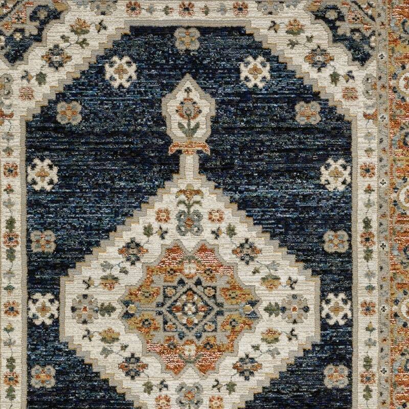 HomeRootsMedallion Bohemian Rectangle Area Rug