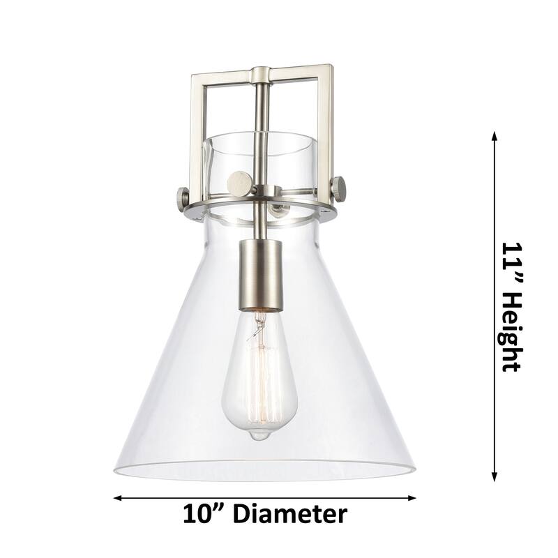 Innovations Lighting Newton Cone - 1 Light 10" Stem Hung Pendant