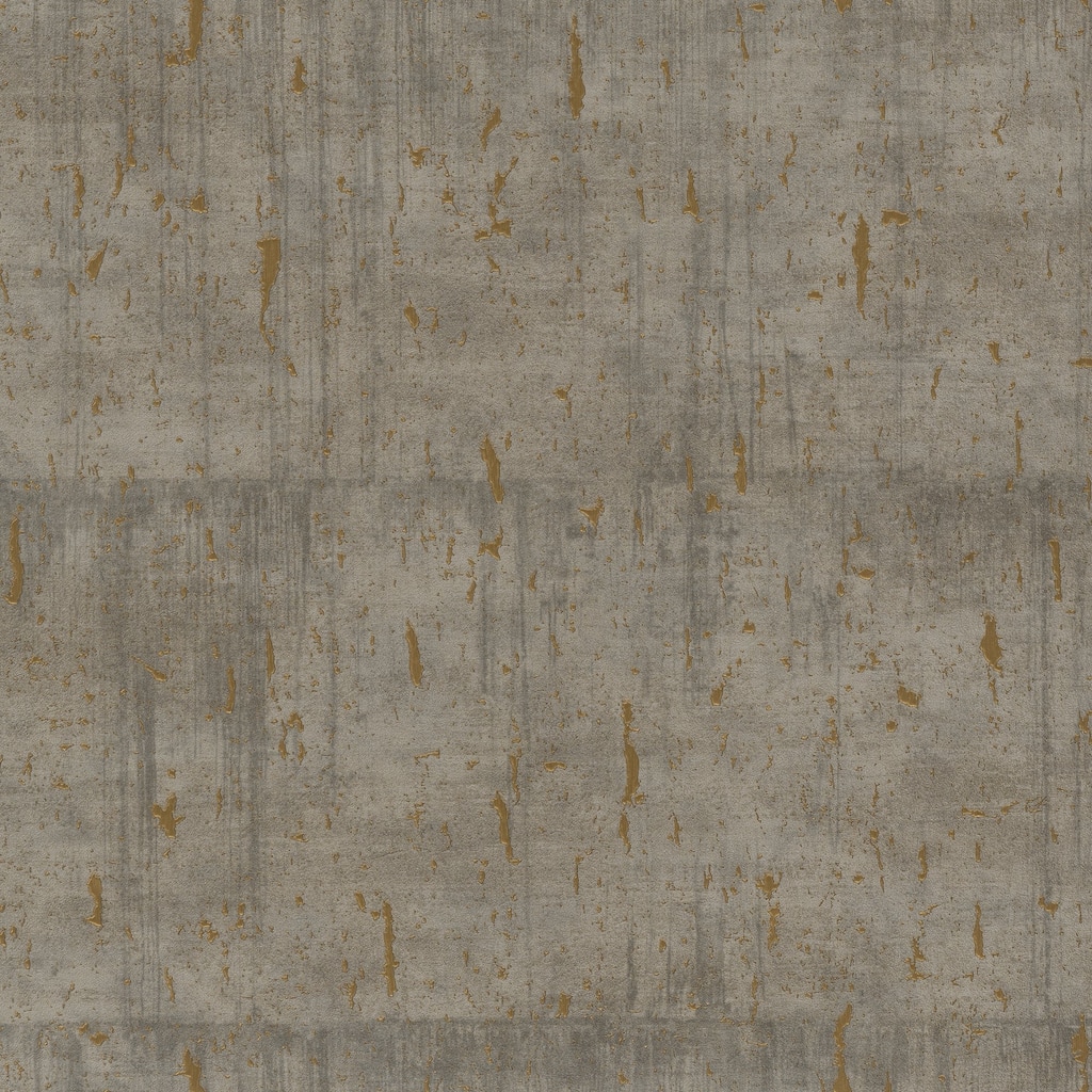 Galerie Wallcoverings Earth Collection Aged Concrete Metallic Texture Wallpaper Roll