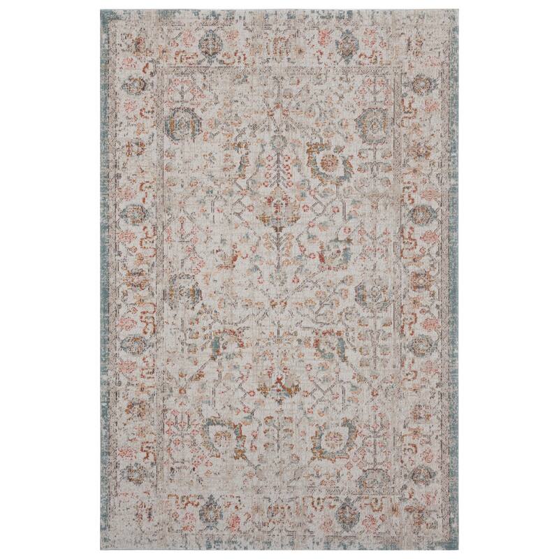 Sevita Caramel Botanical Area Rug