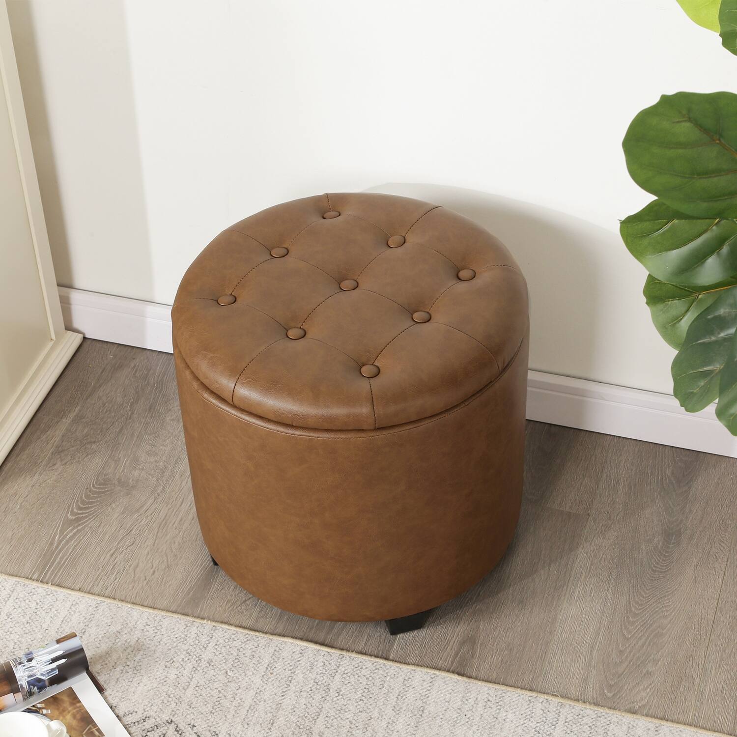 Option Brown-Faux-Leather