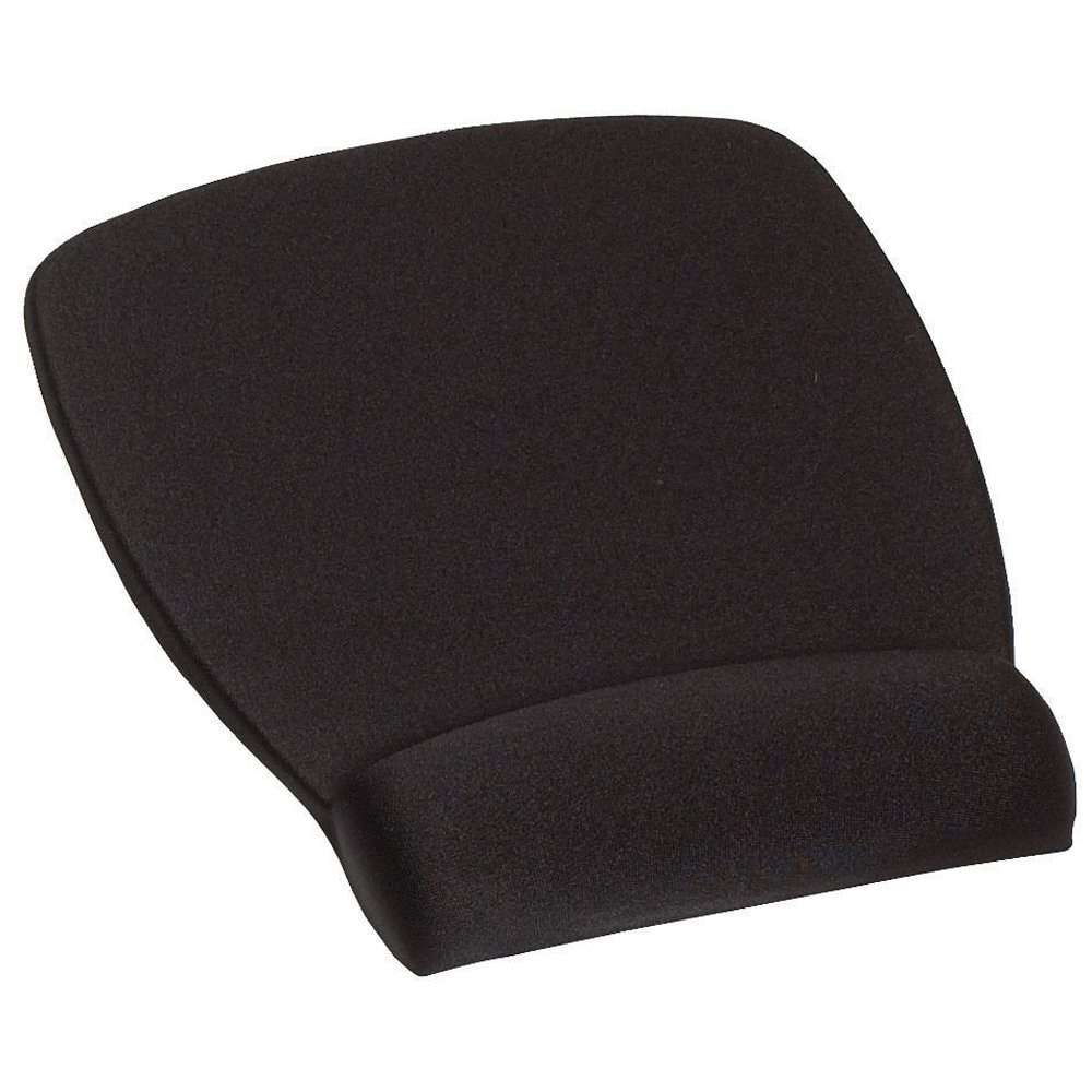 3M Mw209mb Foam Mouse Pad With Wrist Rest - Black