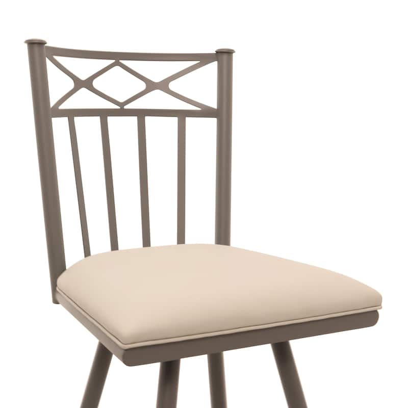 Tempo Furniture Lennix Swivel 26" Counterstool w/ Fully Welded Metal Frame (Commercial Grade) by Furnish Theory (Various Colors)