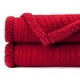 preview thumbnail 9 of 39, Chanasya Cable Knit Throw Blanket With Reversible Sherpa