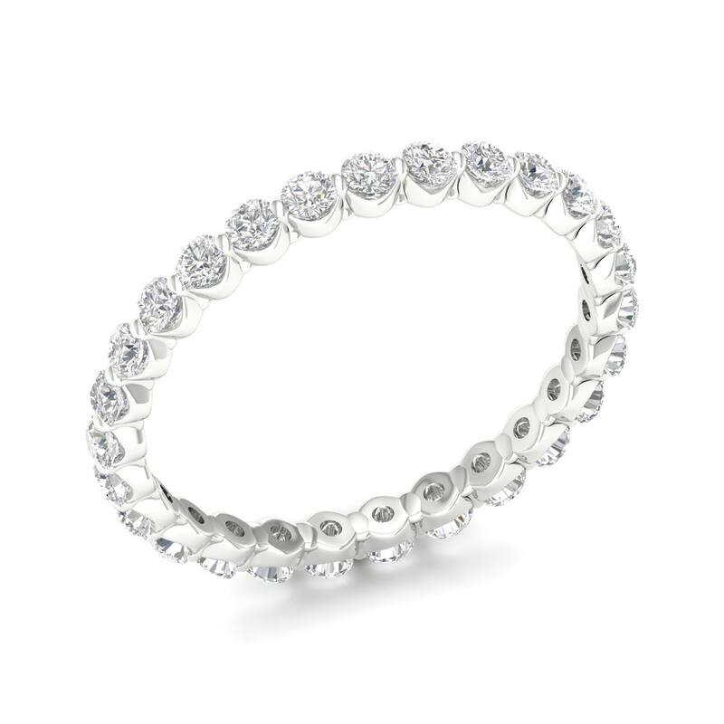3/4ct TDW Diamond Eternity Wedding Band in 14K Gold for Women