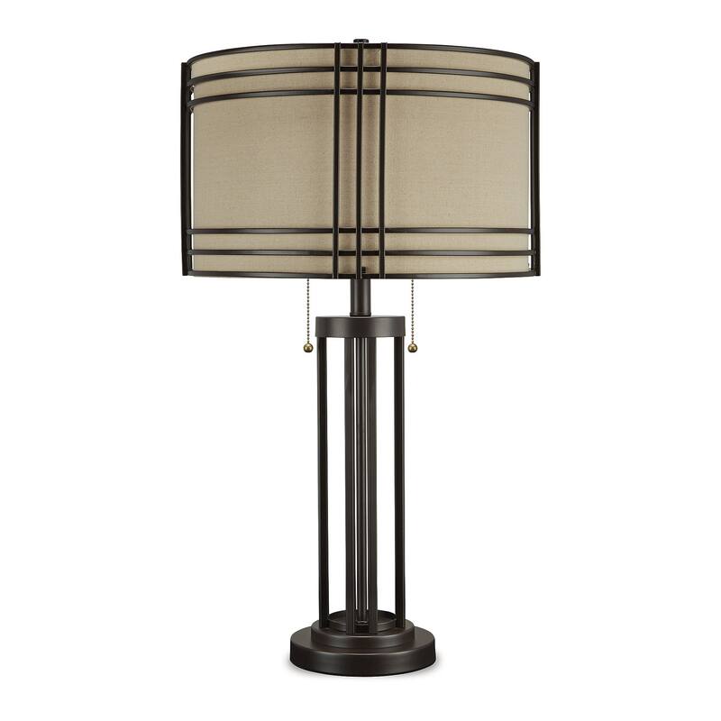 Hanswell Metal Table Lamp - 17"W x 17"D x 30"H