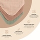 preview thumbnail 2 of 5, Muslin 3Pc Bib Set - Rose