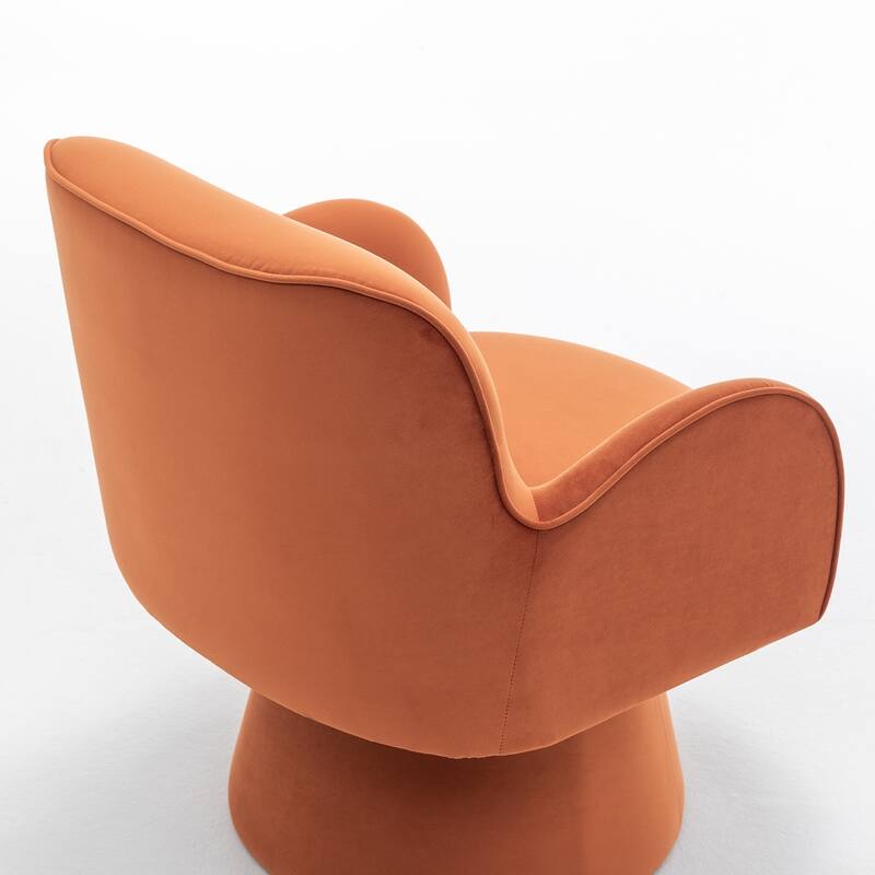 SEYNAR Modern Glam Velvet 360 Degree Swivel Armchair Set of 2