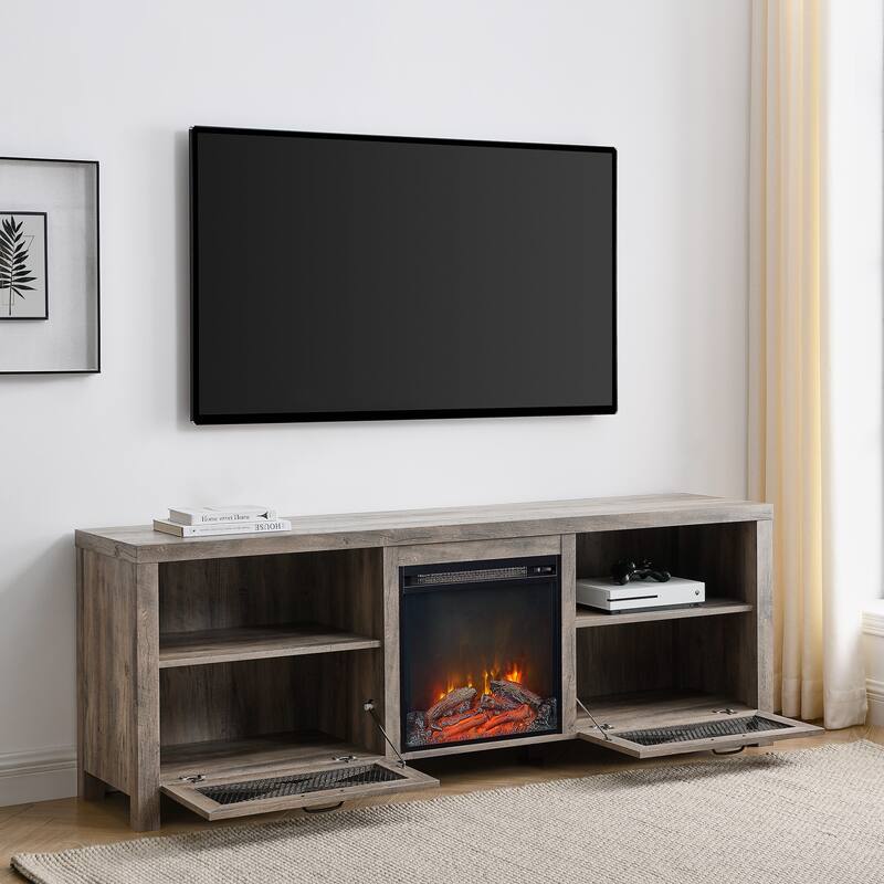 Middlebrook 70-inch Rustic Fireplace TV Stand