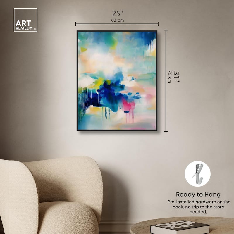 Prismatic Weeps Color II Canvas by Art Remedy