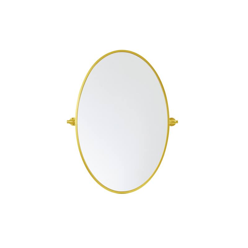 Elegant Lighting MR6C2132 Everly 21" W x 32" H Transitional Oval - Gold