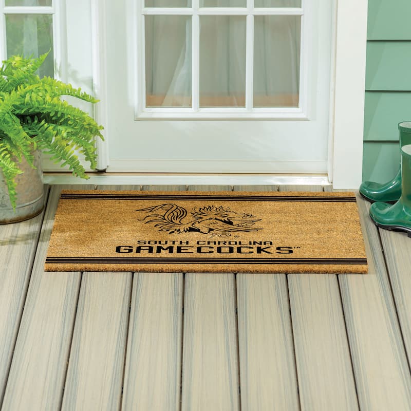 University of South Carolina Monochrome Indoor/Outdoor Coir Door Mat