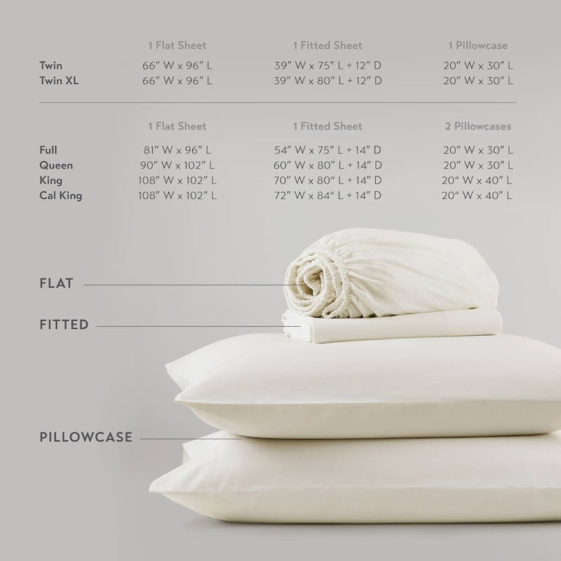 Chelsea Square Cotton 144TC 100% Cotton Solid Sheet Set