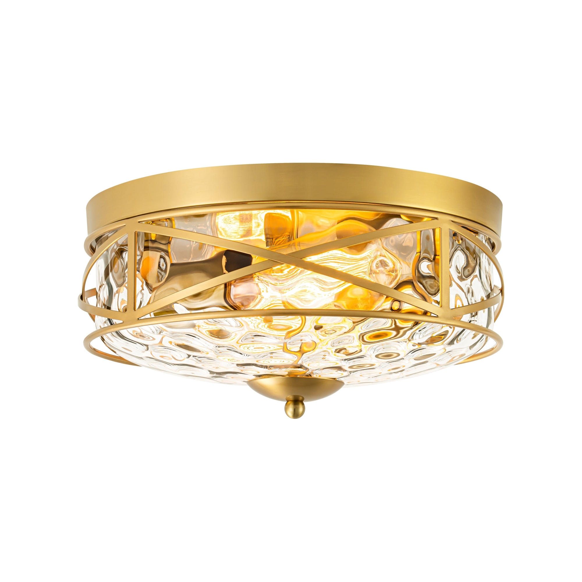 Rennnsan 2-Light Mid-Century Modern Vintage Round Dome Water